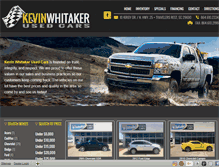 Tablet Screenshot of kevinwhitakerusedcars.net